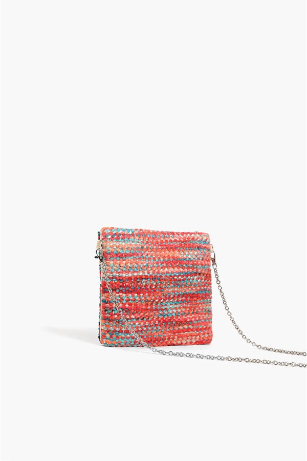 Evil Eye Good Luck Clutch with Removable Crossbody Chain - Image 4