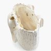 Natural Beauty Upcycled Hand Woven White Tote - Image 5