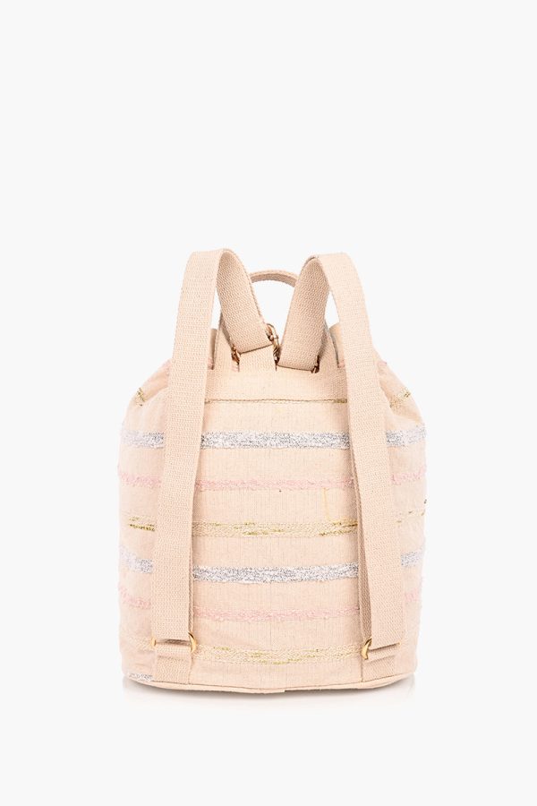 Rose Gold Embellished Backpack - Image 3