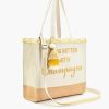 Champagne Forever Tote-Hand Beaded Jute Tote For Women - Image 4