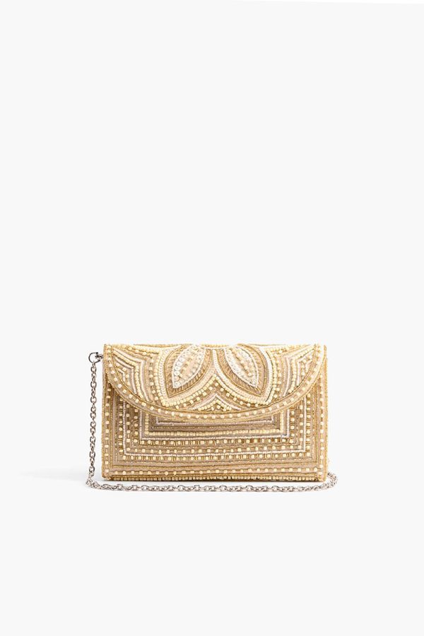 Whisper White Embellished Clutch - Image 5