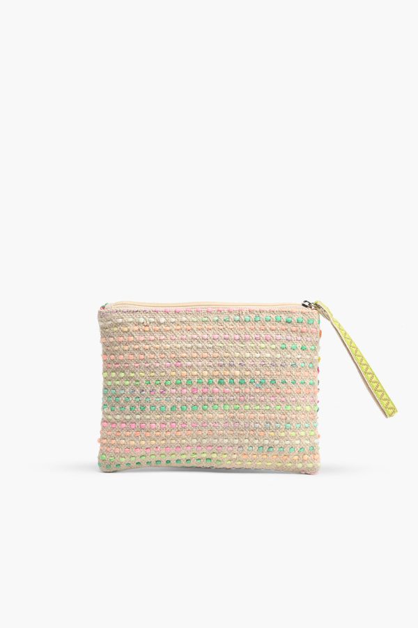 Bright is Best Embellished Top Zip Clutch - Image 2