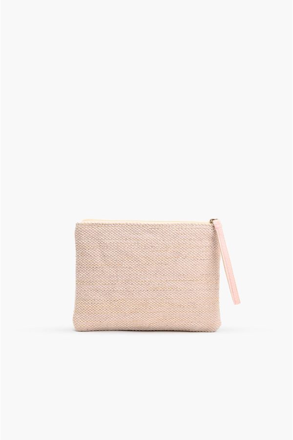 Rose Gold Bee Wristlets Hand-Woven Jacquard Design - Image 2