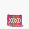 XOXO Top Zip Clutch