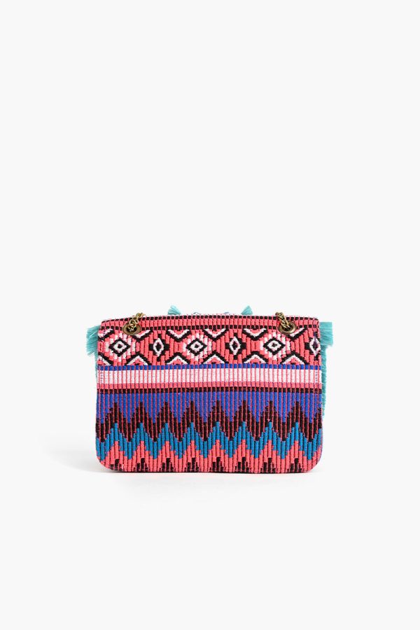Southwest Floral Bloom Beaded Shoulder Bag - Image 4