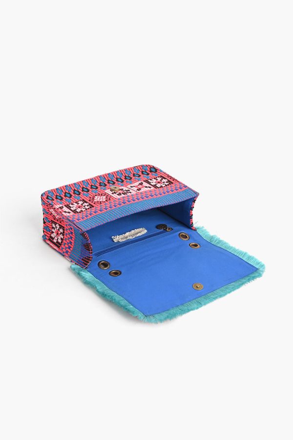 Southwest Floral Bloom Beaded Shoulder Bag - Image 5