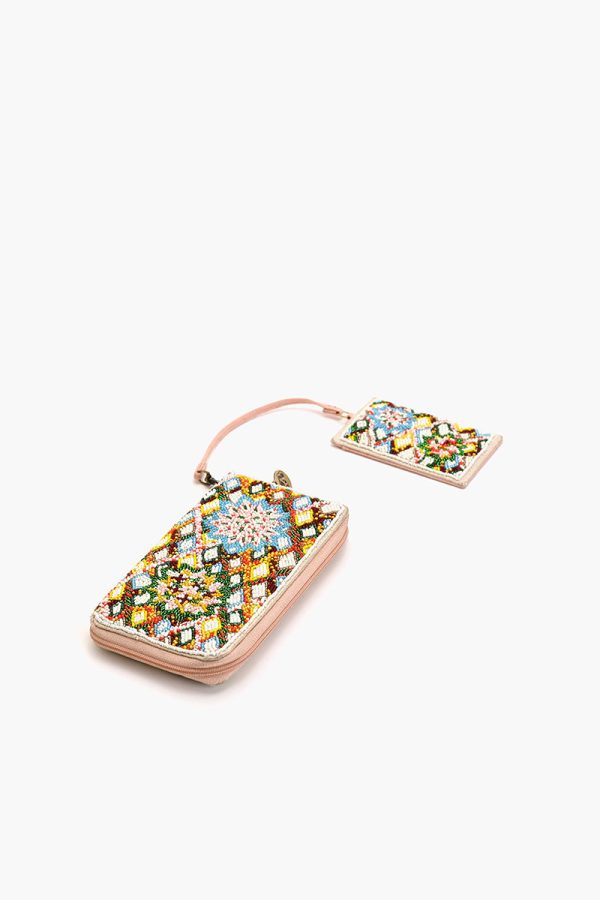 Petals in the Waffle Grove Wallet with Card Holder - Image 3