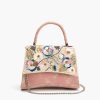 Pansy Paradise Top Handle Bag