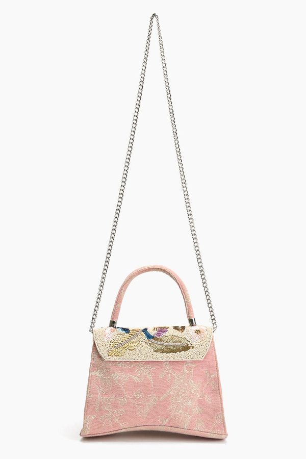 Pansy Paradise Top Handle Bag - Image 5