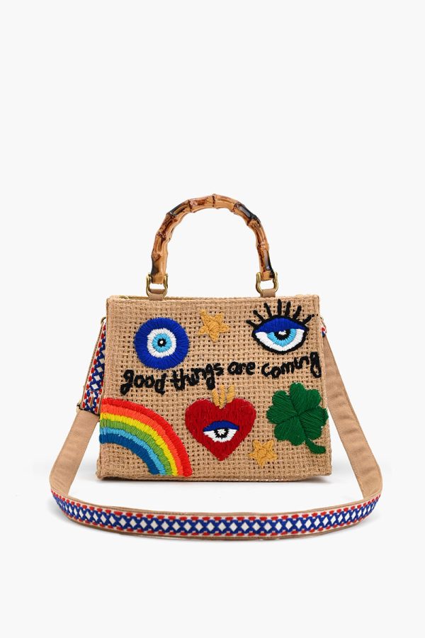 Good Things are Coming Positivity Top Handle Tote