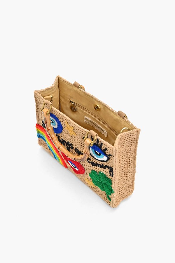 Good Things are Coming Positivity Top Handle Tote - Image 6