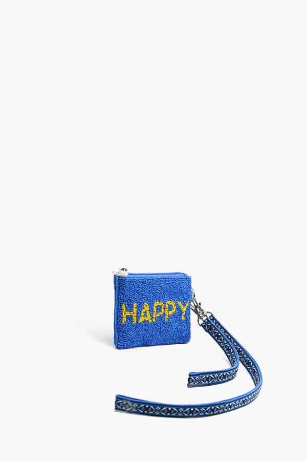 Because I am Happy Embellished Coin Bag - Image 3
