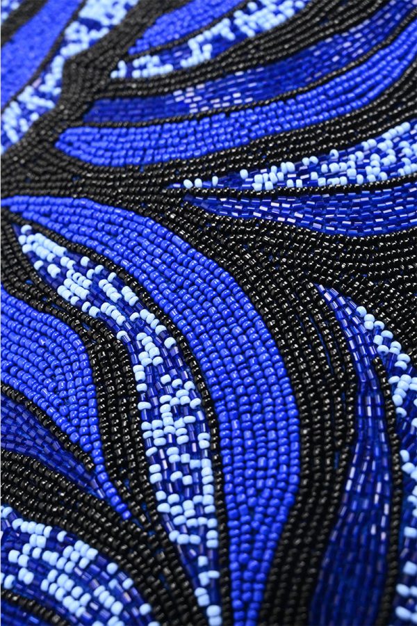 Sapphire Swirl Blue Shoulder Bag - Image 2