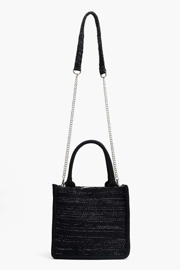 Midnight Silver Swirl Mini Tote - Image 5