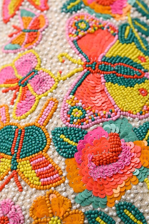 Rainbow Wings Floral Shoulder Bag - Image 2