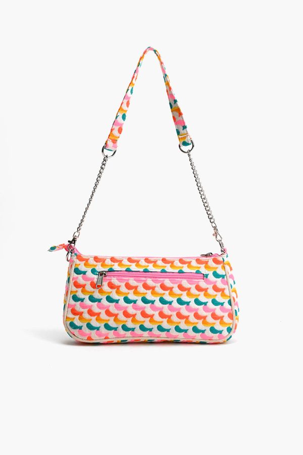Rainbow Wings Floral Shoulder Bag - Image 4