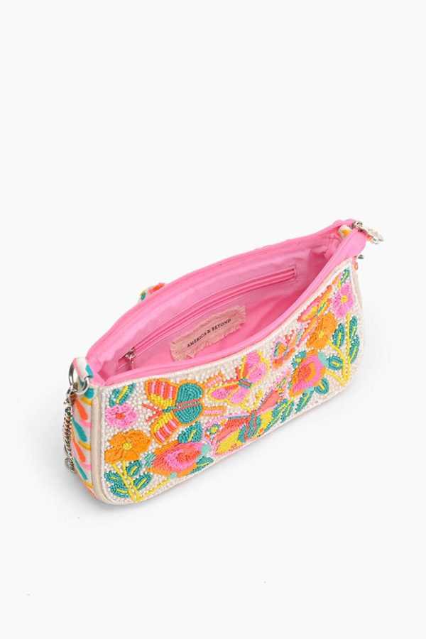 Rainbow Wings Floral Shoulder Bag - Image 5