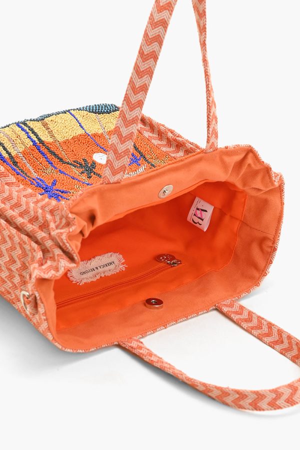 Miami Moonlit Palms Tote - Image 5