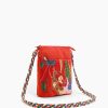 Vermilion Butterfly Bloom Crossbody Bag - Image 4
