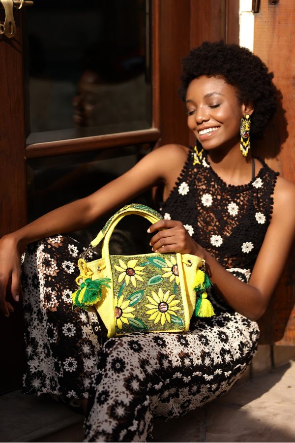 Joyful Blooms Sunflower Handheld Bag - Image 6