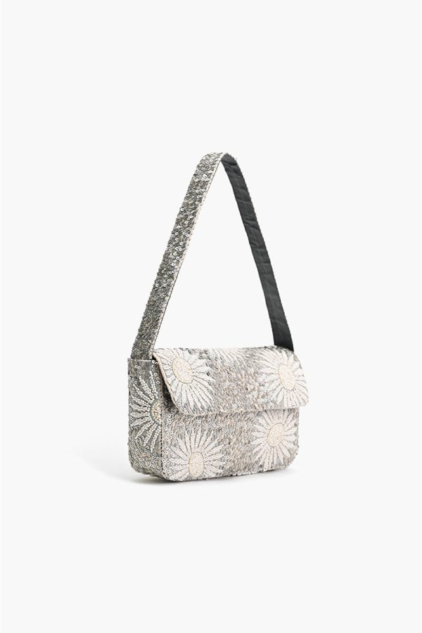 Ivory Petal Frostwork Shoulder Bag - Image 3