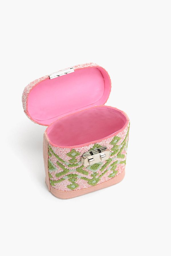 Pink Muse Embellished Handheld Bag - Image 6