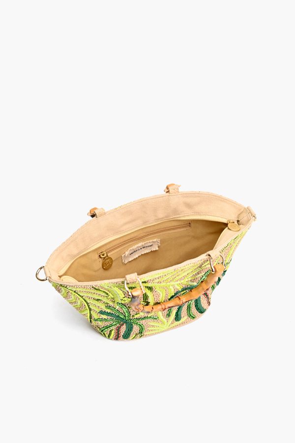 Palm Tree Beaded Mini Tote - Image 5