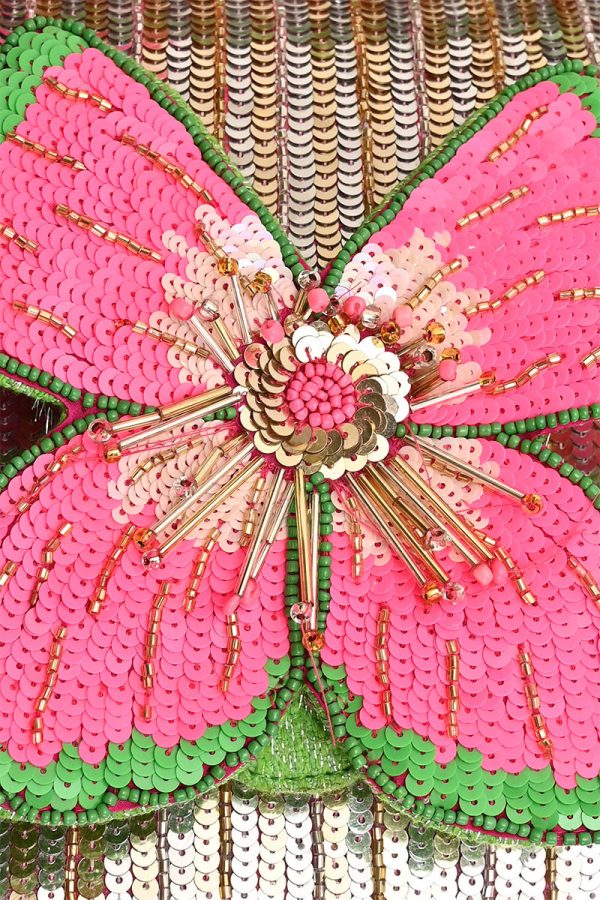 Glam Doll Floral Top Handle Bag - Image 2