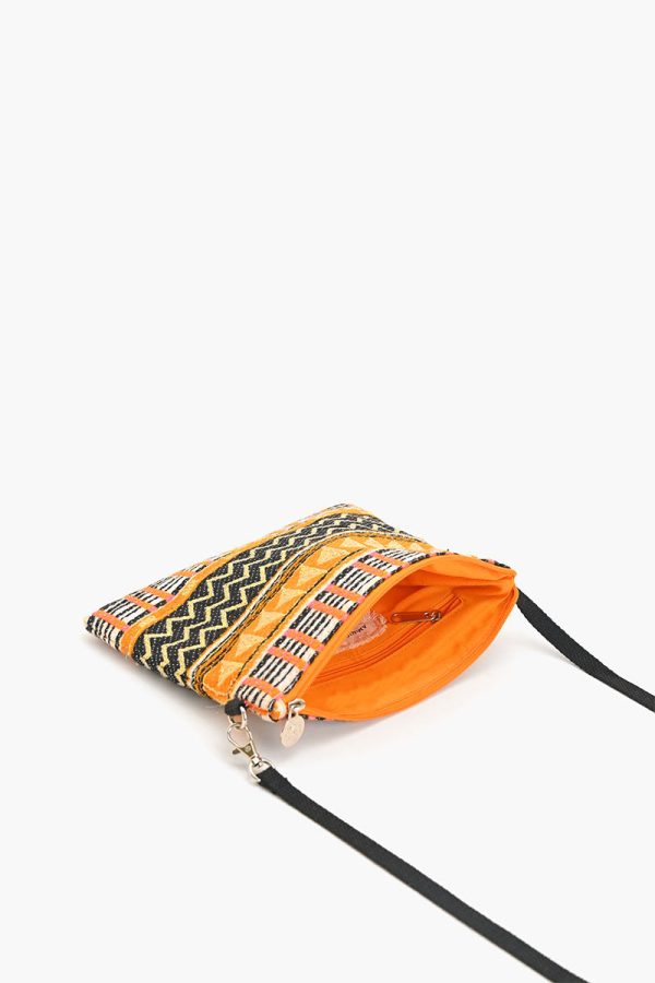 Mexican Striped Spring Top Zip Clutch - Image 3