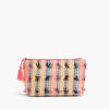Mexican Striped Handwoven Jacquard Cosmetic Pouch