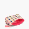 Mexican Striped Handwoven Jacquard Cosmetic Pouch - Image 3