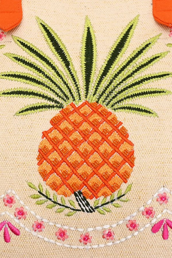 Pineapple Embellished Tote - Image 2