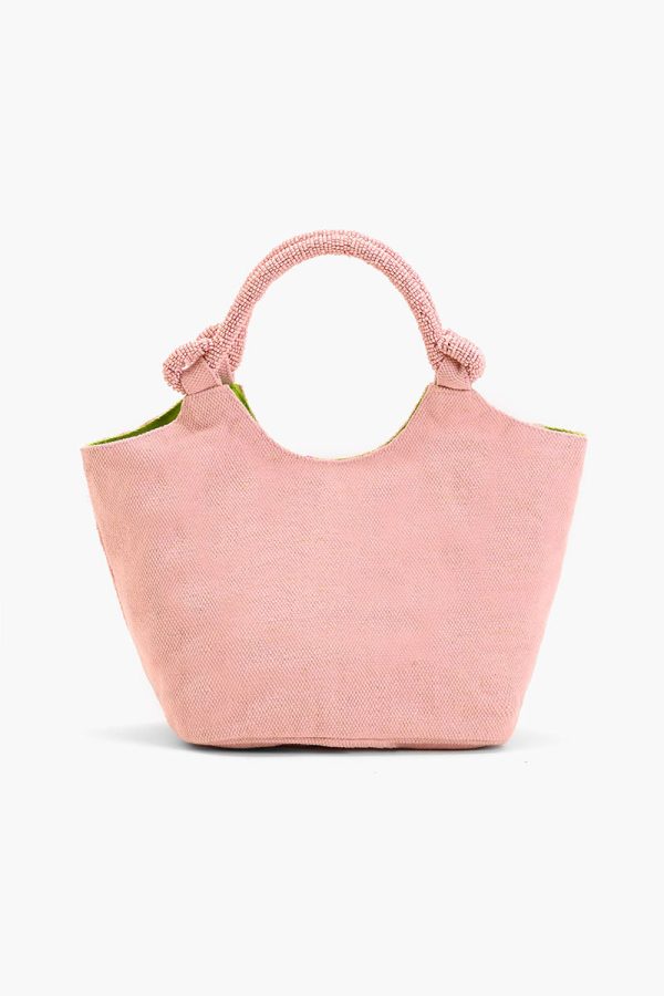 Sweet Pink Floral Handheld Bag - Image 4