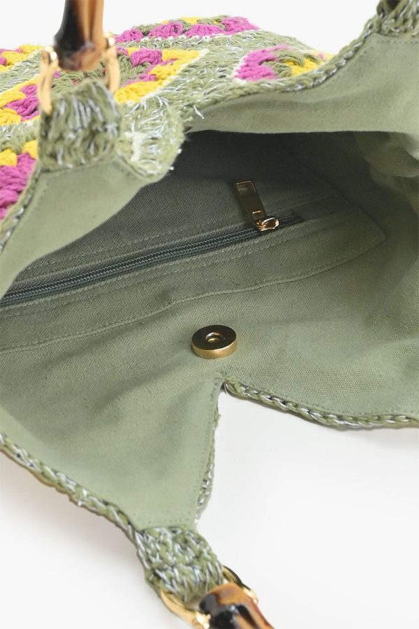 Olive Handmade Crochet Bags-Sustainable Fashion - Image 5