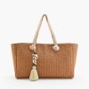 Raffia Reef Shell Tote