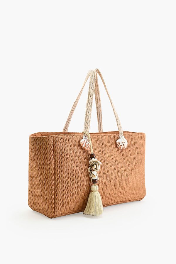 Raffia Reef Shell Tote - Image 3
