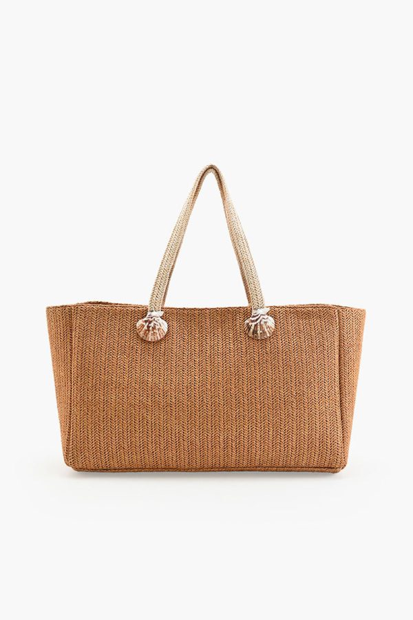 Raffia Reef Shell Tote - Image 4