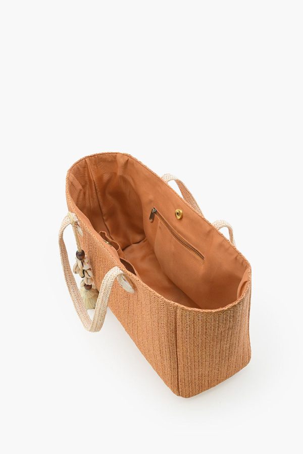 Raffia Reef Shell Tote - Image 5