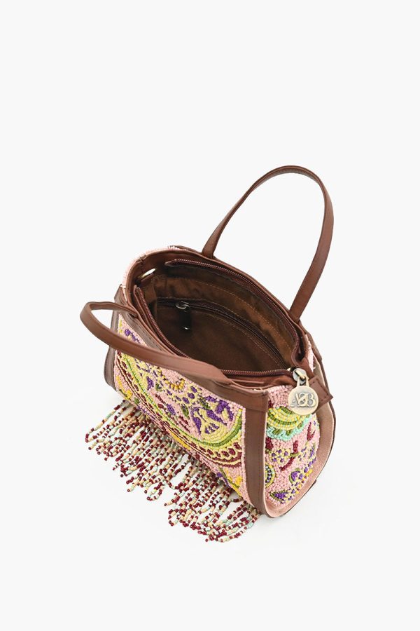 Nomad's Treasure Beaded Top Handle Bag - Image 6