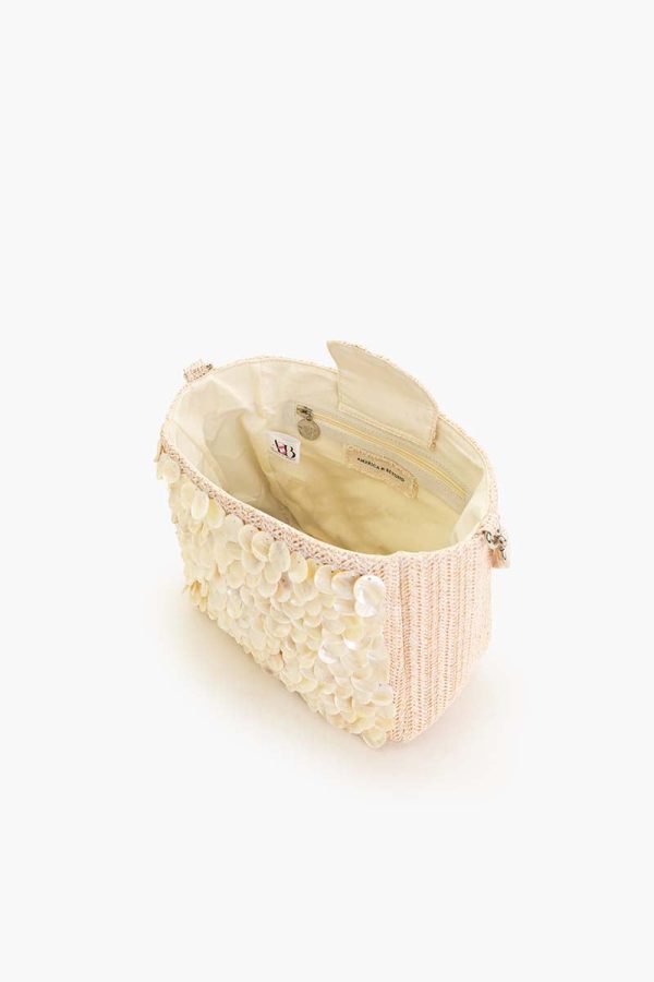 Embellished Shells and Raffia Bucket Bag - Image 5