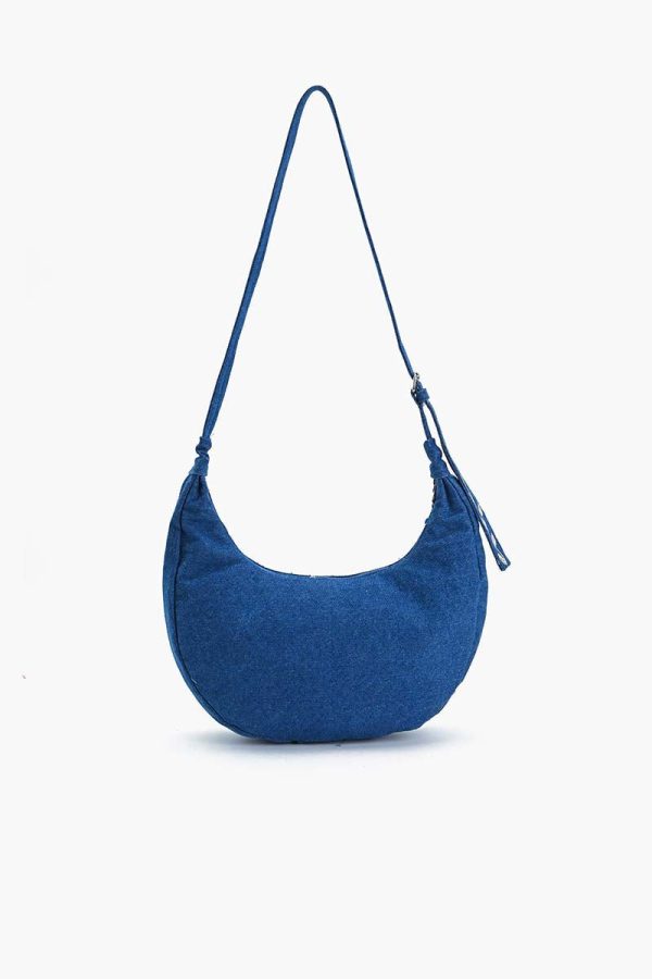 Dahlia Denim Shoulder Bag - Image 4
