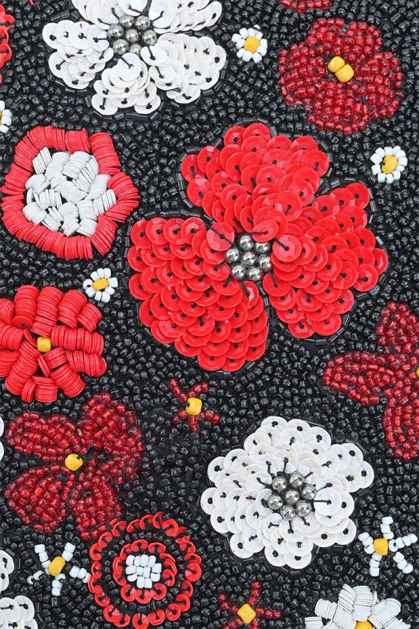 Scarlet Romance Embellished Shoulder Bag - Image 2