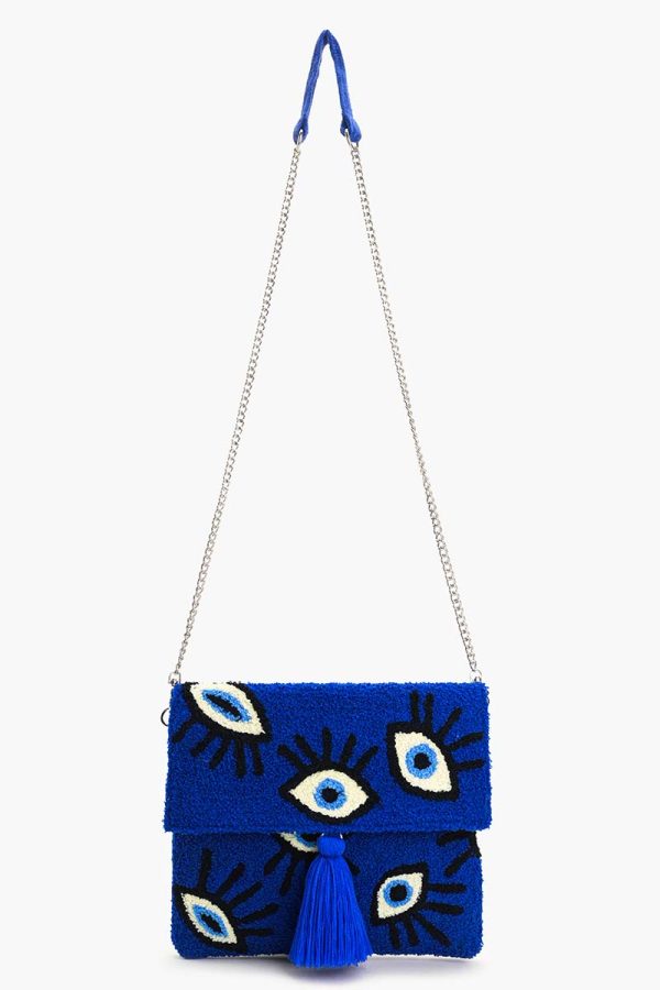 Sapphire Whimsical Wonder Eye Clutch - Image 3