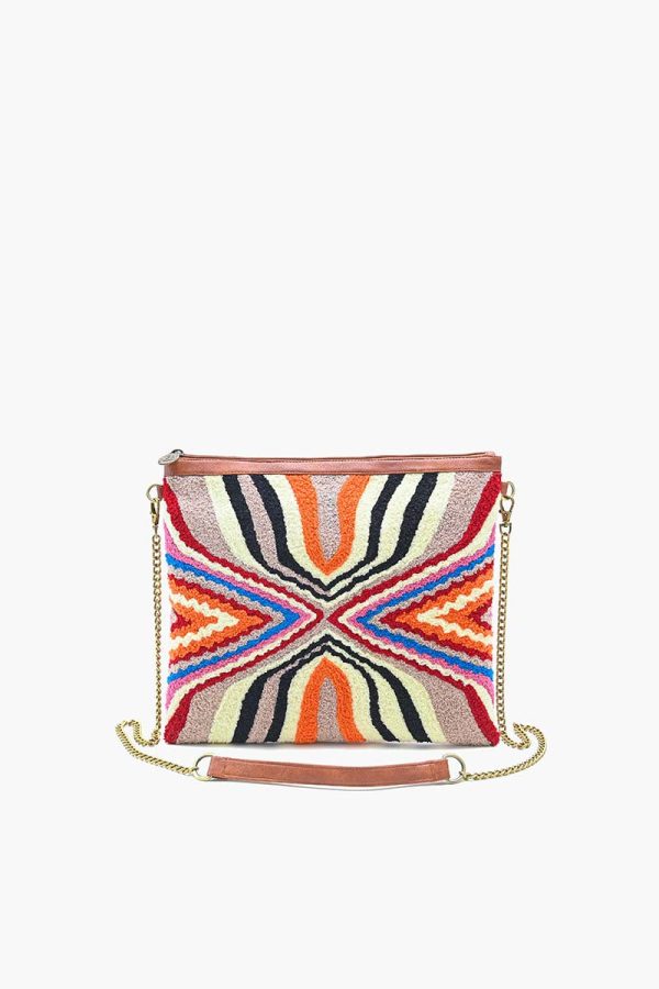The Soho Tan Tufted  Clutch