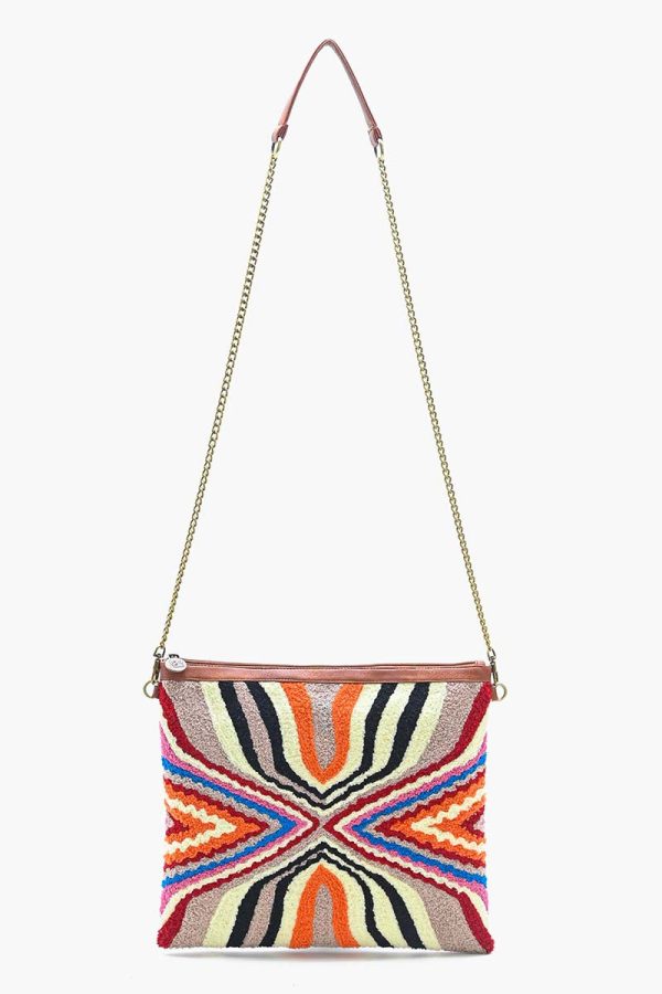 The Soho Tan Tufted  Clutch - Image 3