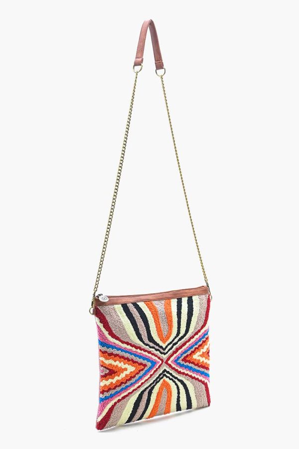 The Soho Tan Tufted  Clutch - Image 4