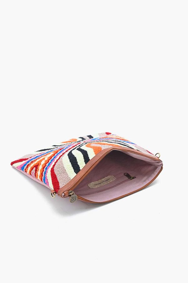 The Soho Tan Tufted  Clutch - Image 6