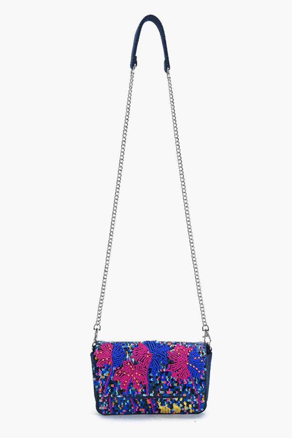 Palm Shimmers Crossbody Bag - Image 3