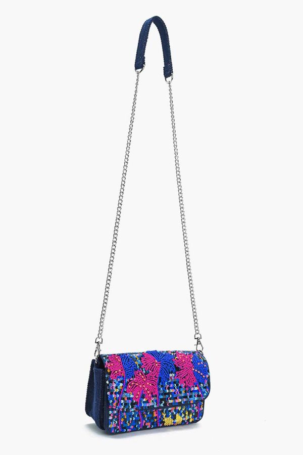 Palm Shimmers Crossbody Bag - Image 4