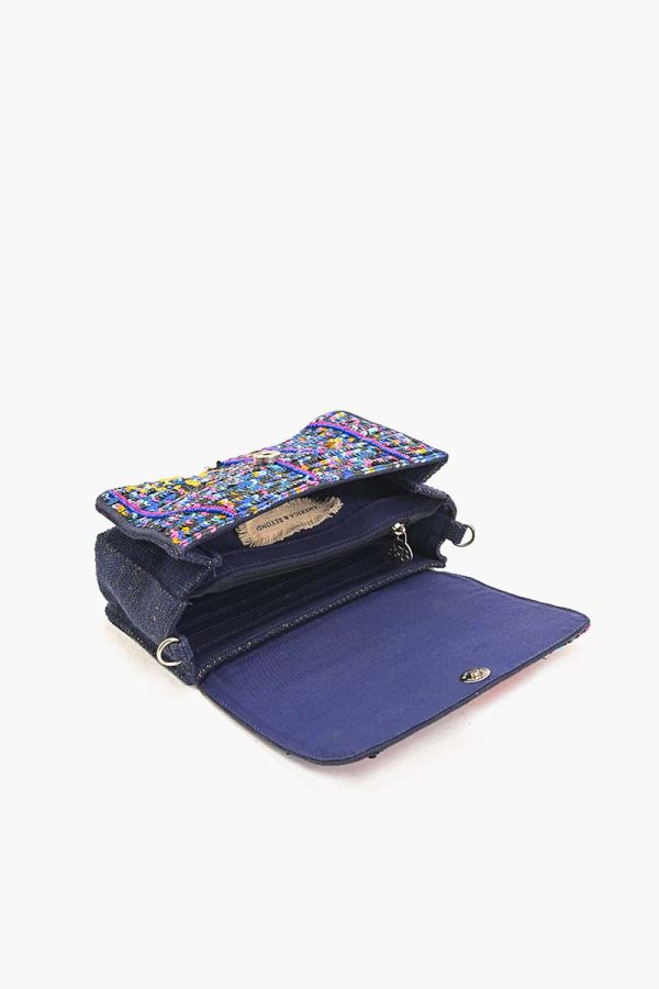 Palm Shimmers Crossbody Bag - Image 6